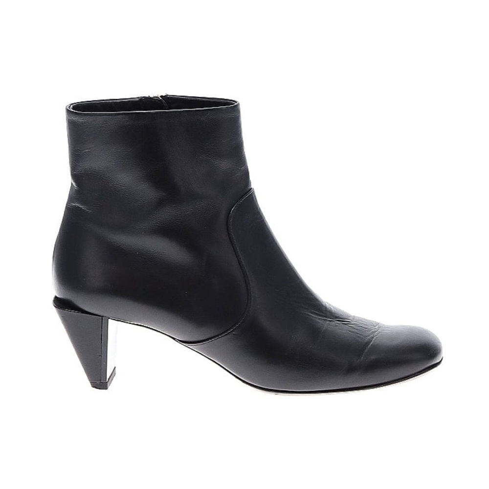 Fendi ankle boots black leather - Picture 1 of 2